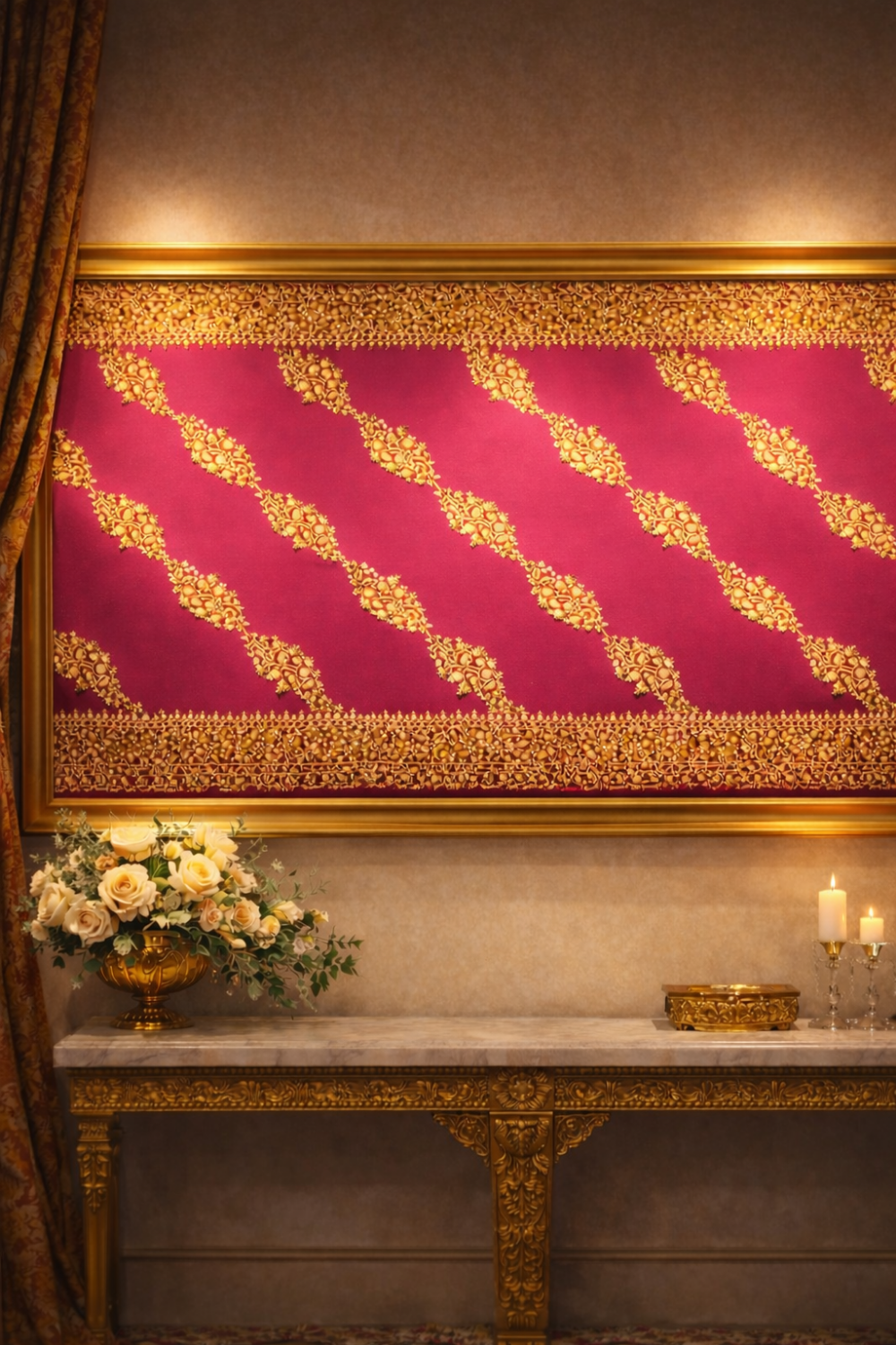 Jewel Carpet – Hand Embroidered Wall Art