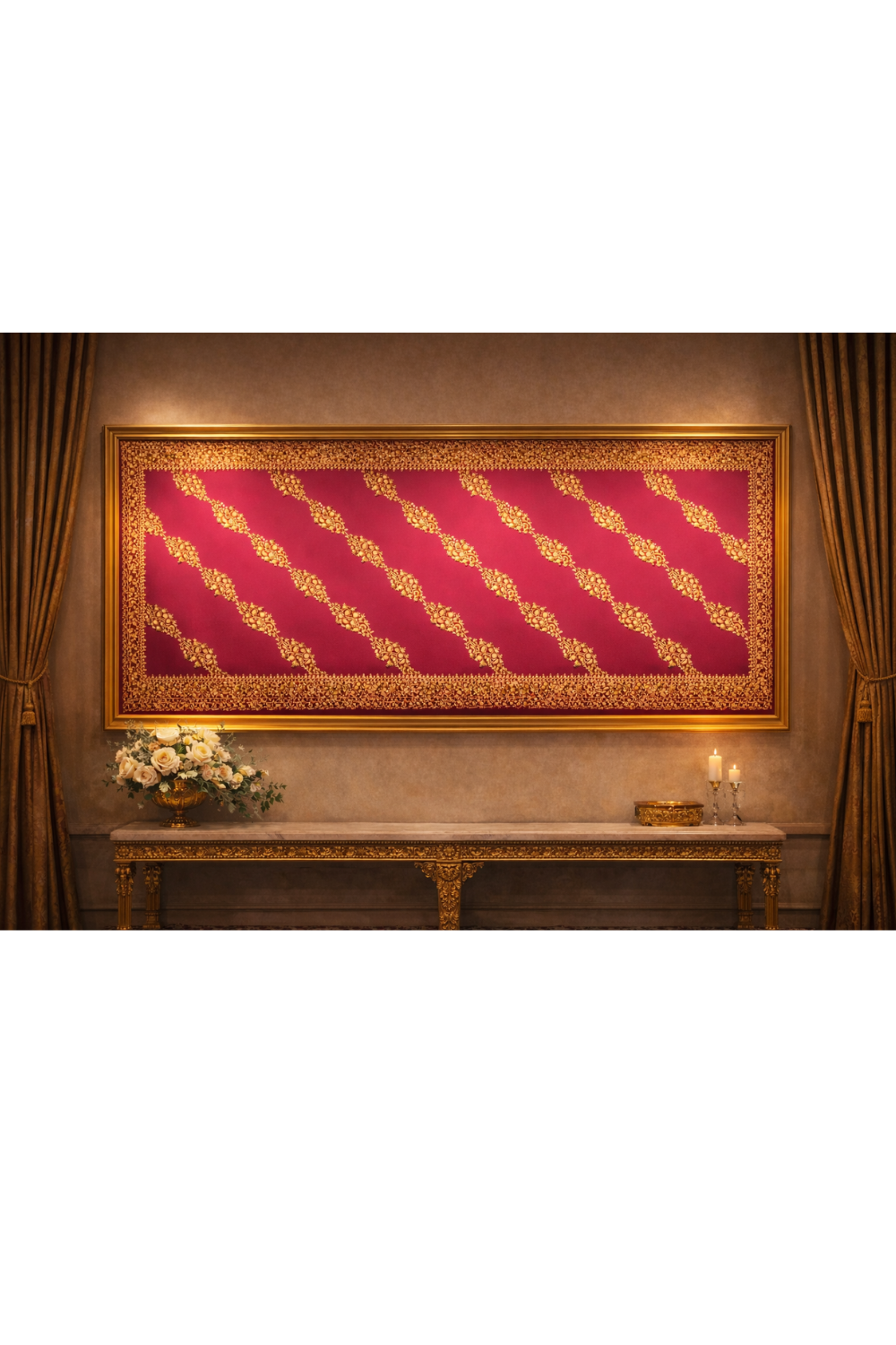 Jewel Carpet – Hand Embroidered Wall Art