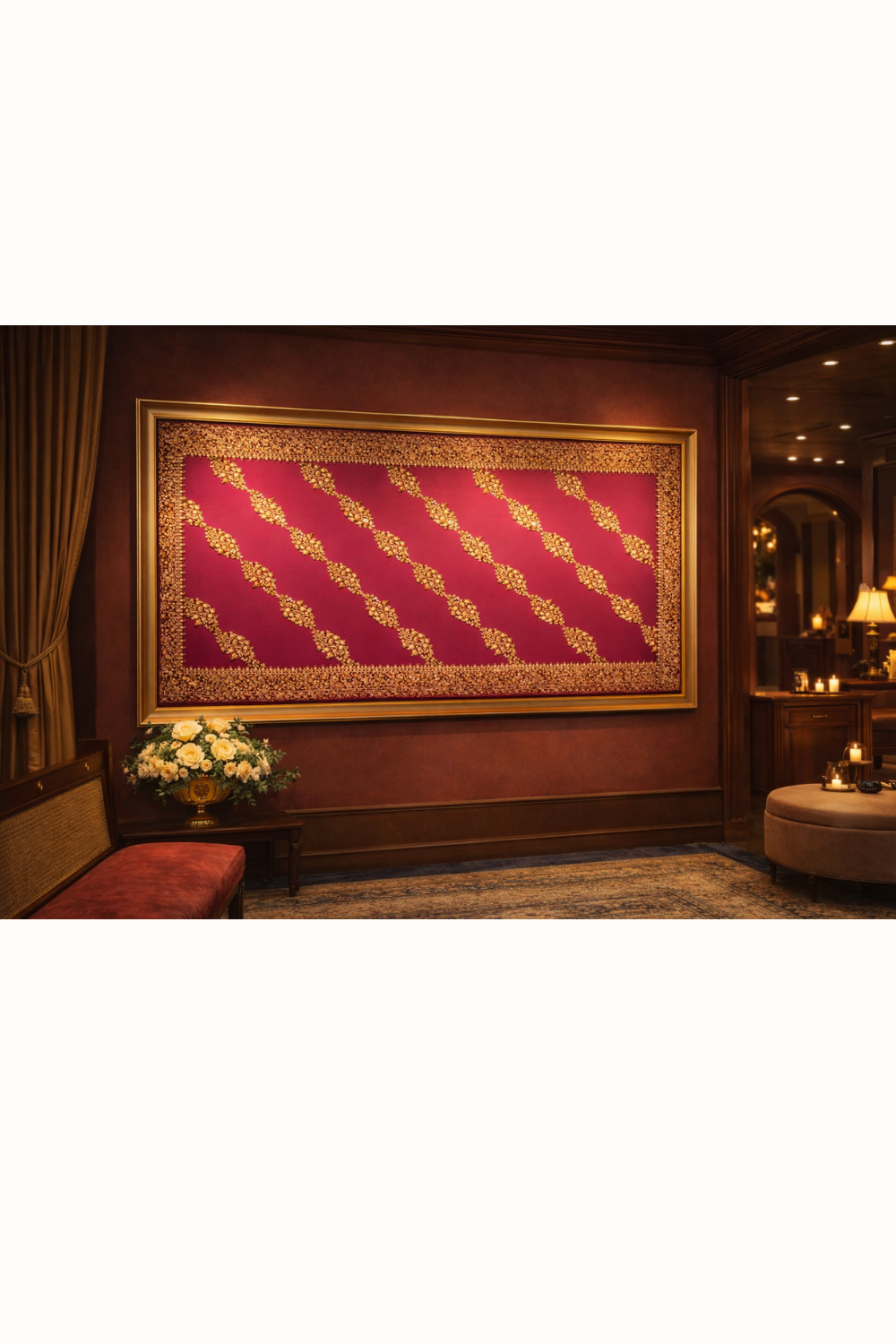 Jewel Carpet – Hand Embroidered Wall Art