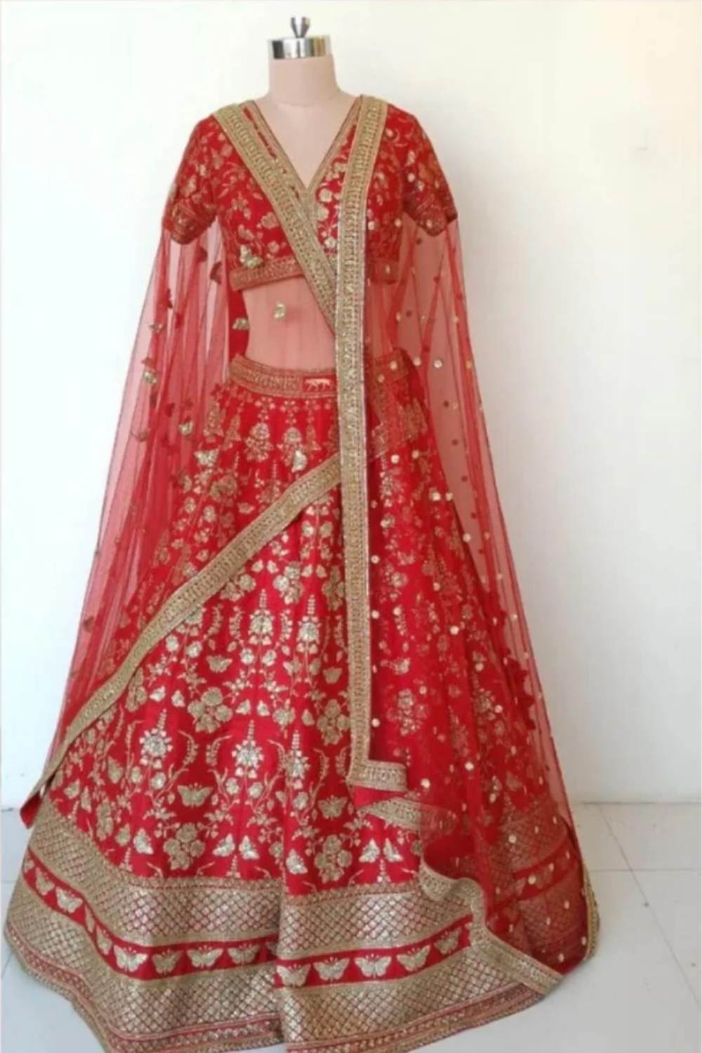 Royal Heritage Zardozi Bridal Lehenga – Myo Karigar