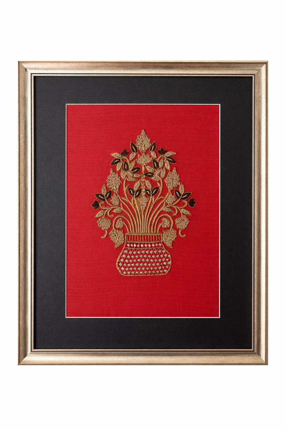 Heritage Guldasta Zardozi Wall Art