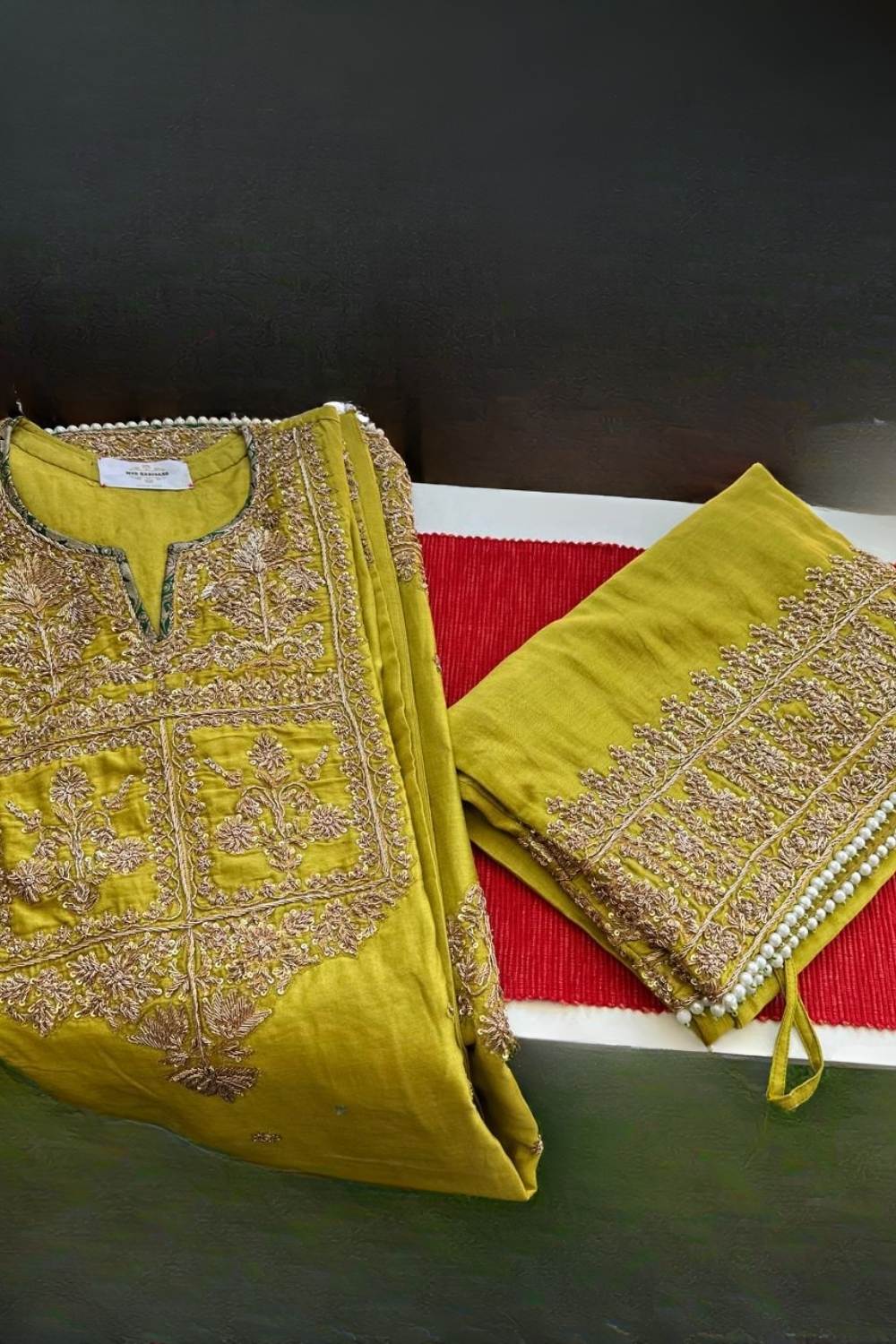 Noor-e-Zardozi Heritage Kurta Set
