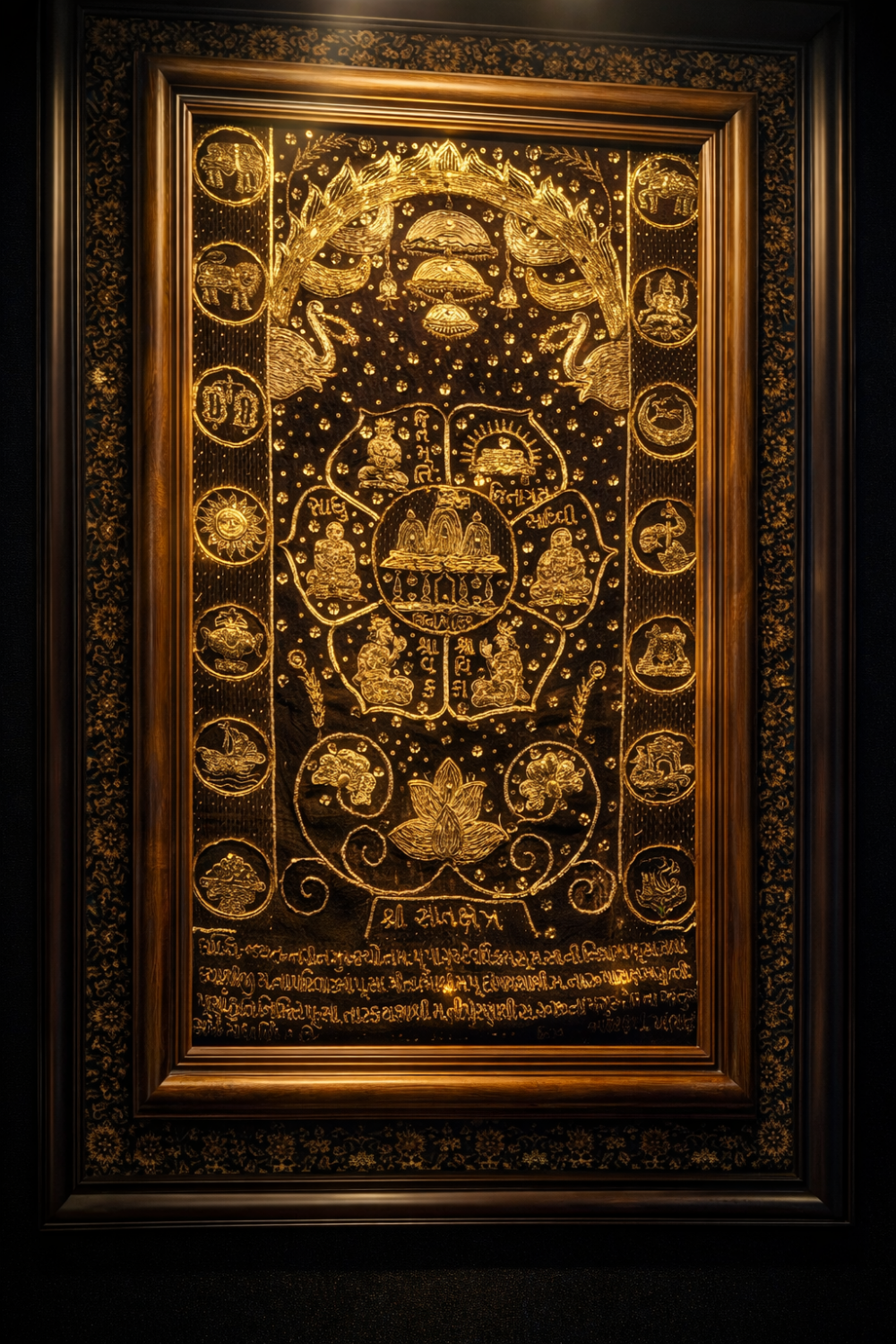 Siddhachakra Mahayantra Heritage Wall Art