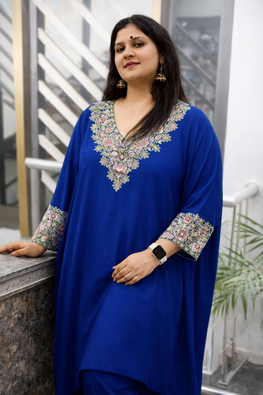 Midnight Royal Zardozi Anarkali Set