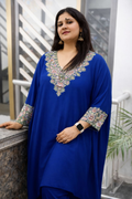 Midnight Royal Zardozi Anarkali Set