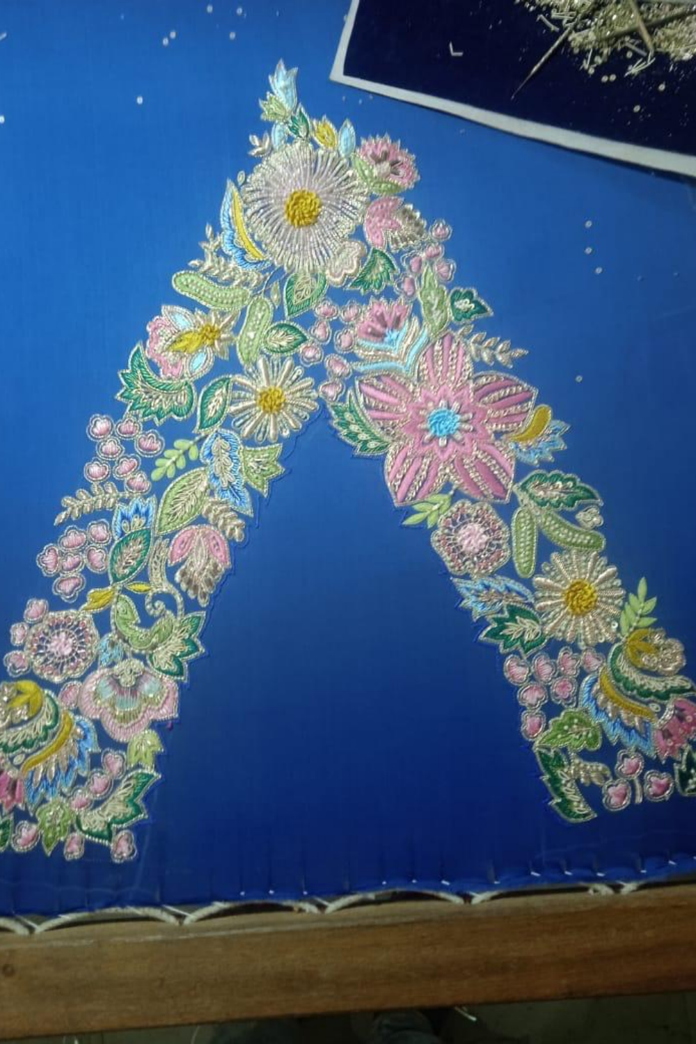 Midnight Royal Zardozi Anarkali Set