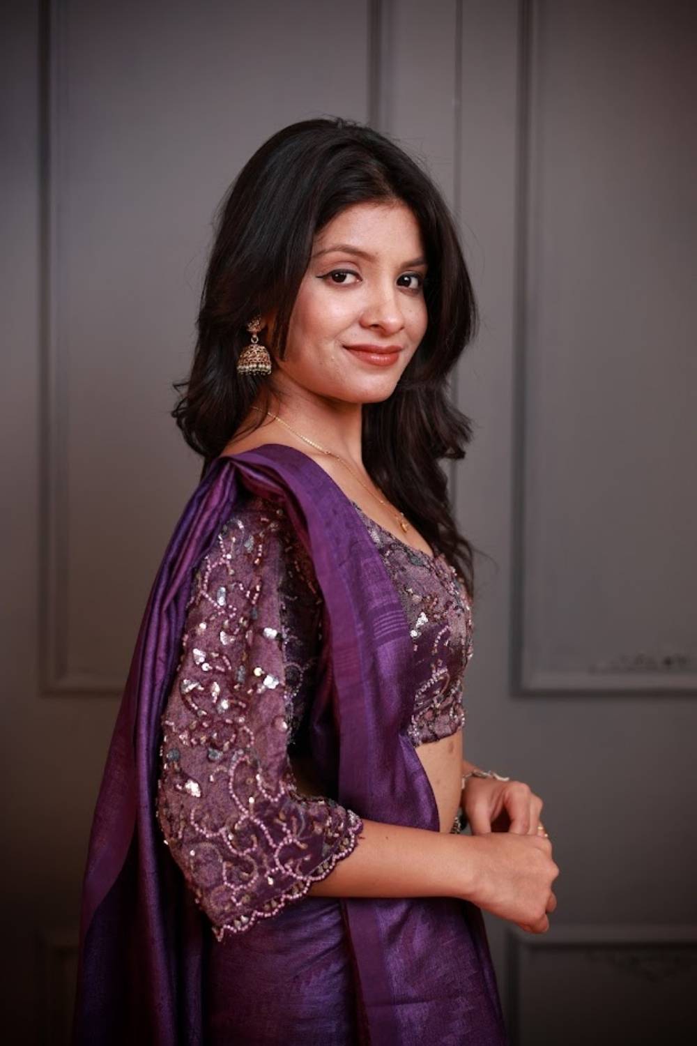 Jama Texture Matka Silk Saree