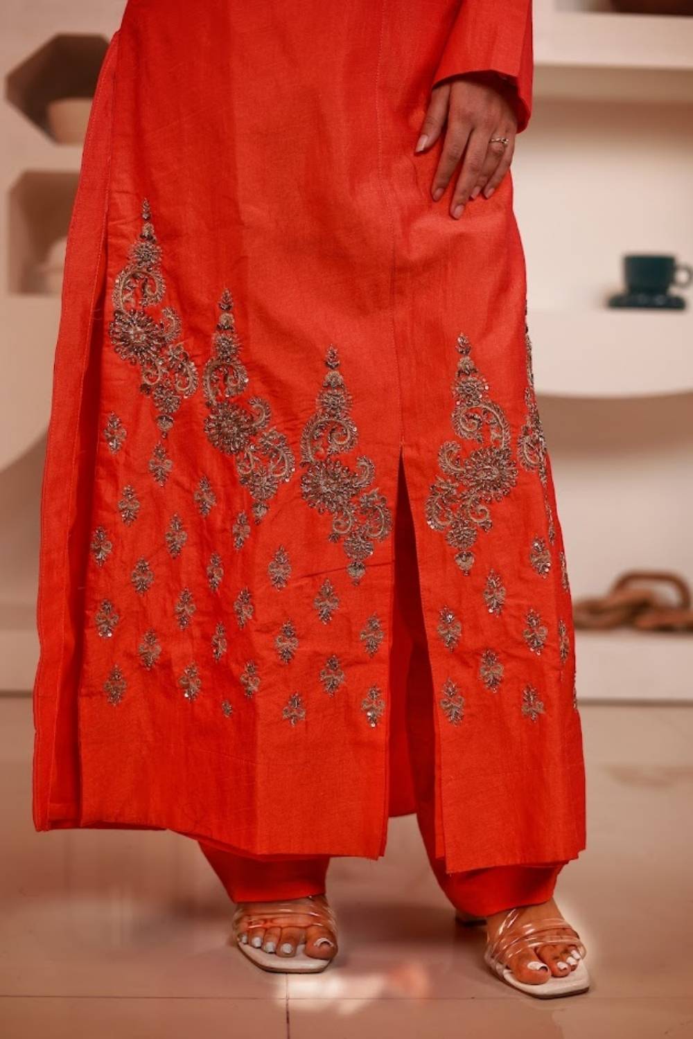 Amber Zardozi Kurta Set