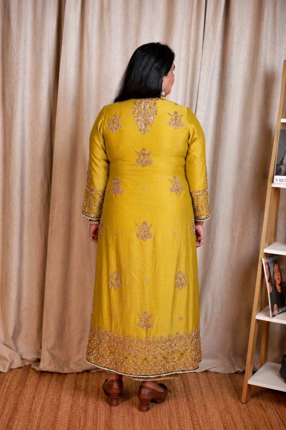 Noor-e-Meenakari Zardozi Kurta Palazzo Set | Heritage Luxe Edit