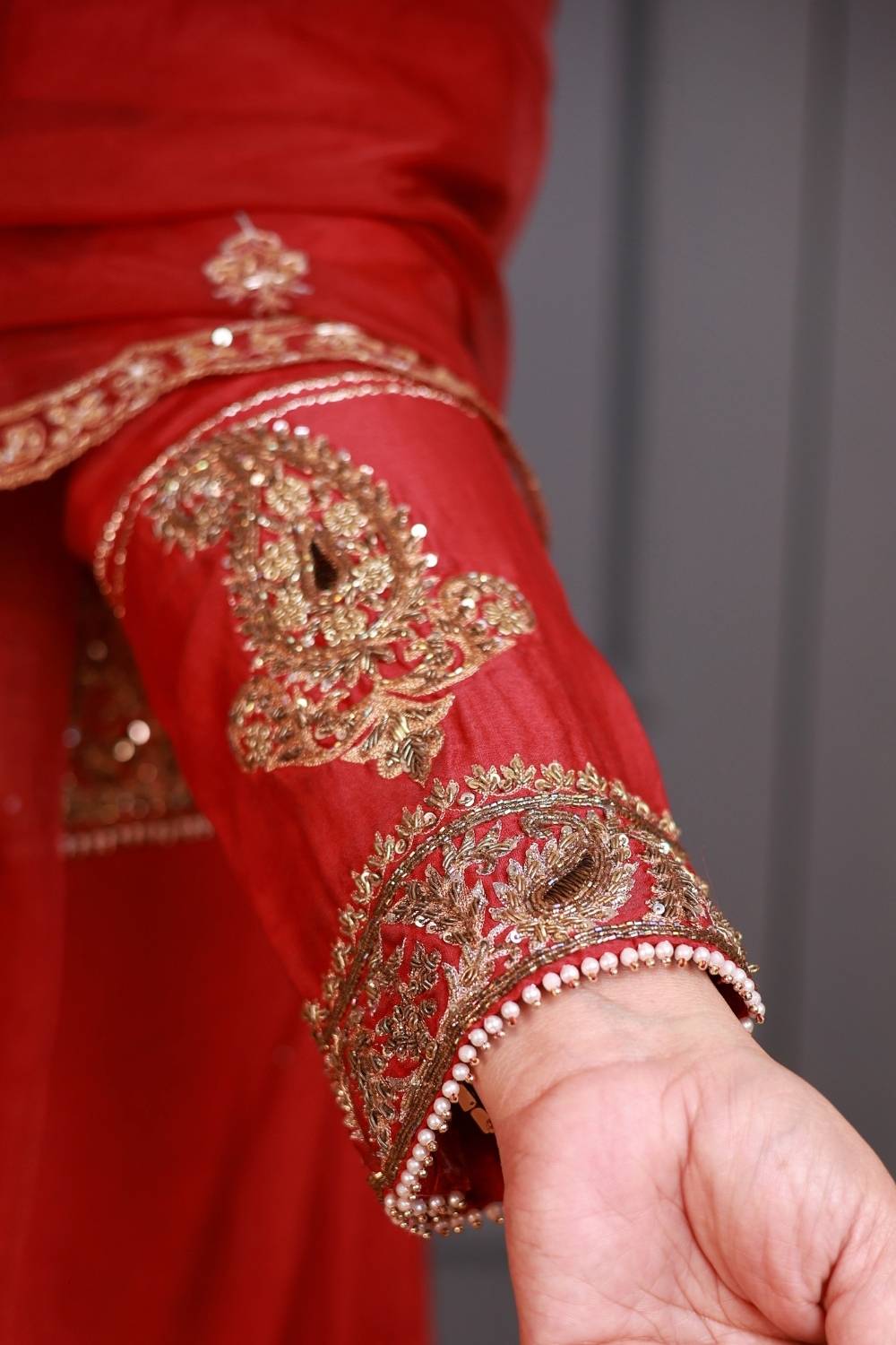 Rang-e-Zar Zardozi A-Line Suit Set | Regal Heritage Edit