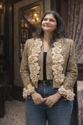 3D Floral Embellished Handcrafted Jacket