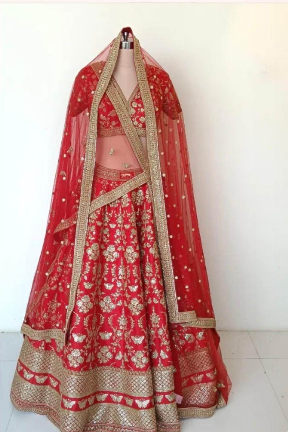 Royal Heritage Zardozi Bridal Lehenga – Myo Karigar